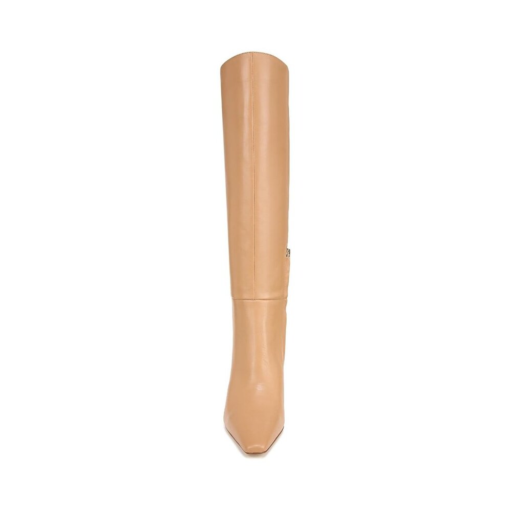Sam Edelman Sylvia Snip-Toe Knee-High Leather Dress Boots (Luxe Tan) Size 6.5Med - Picture 9 of 9